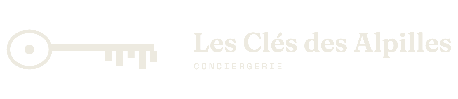 Logo Les Clés des Alpilles version claire